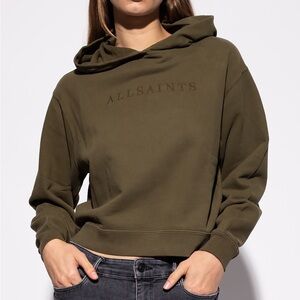 Dark green All Saints hoodie